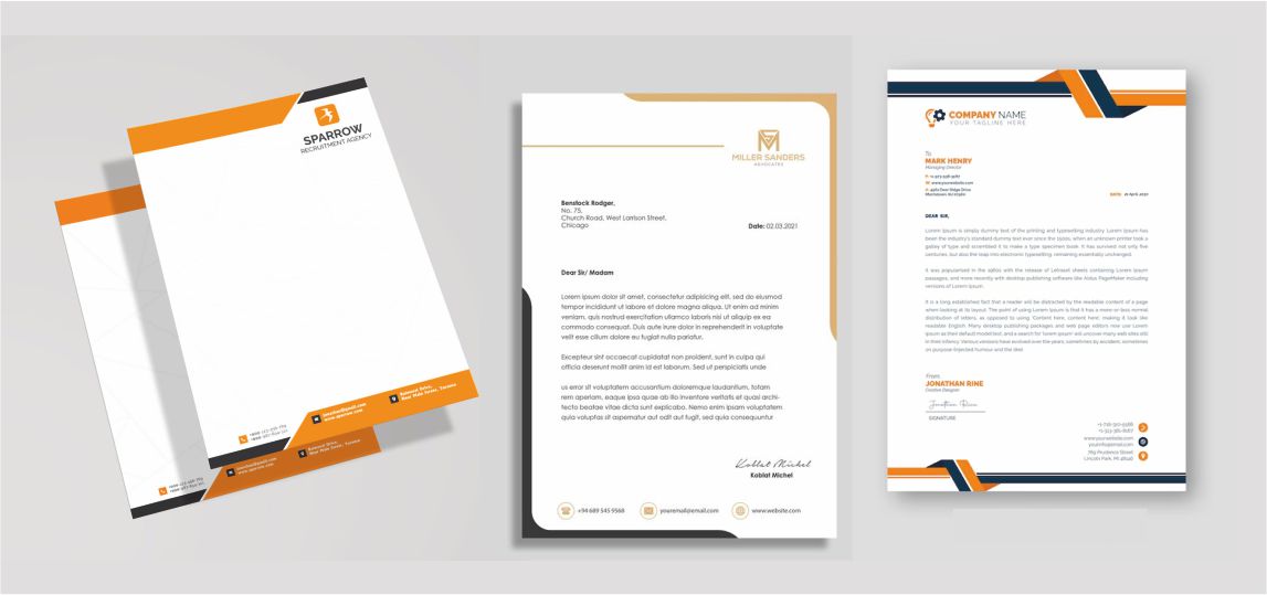 Antetli Kağıt Örnekleri