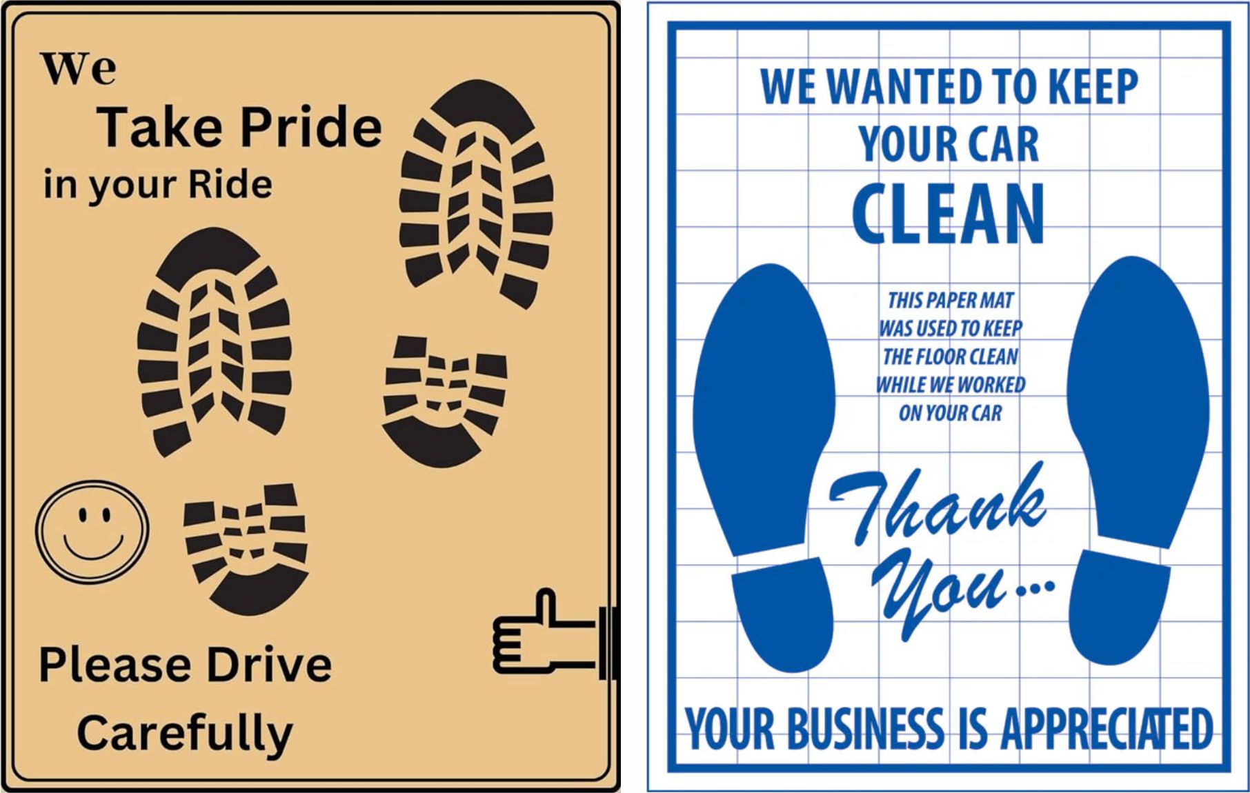 Oto Paspası Örnekleri